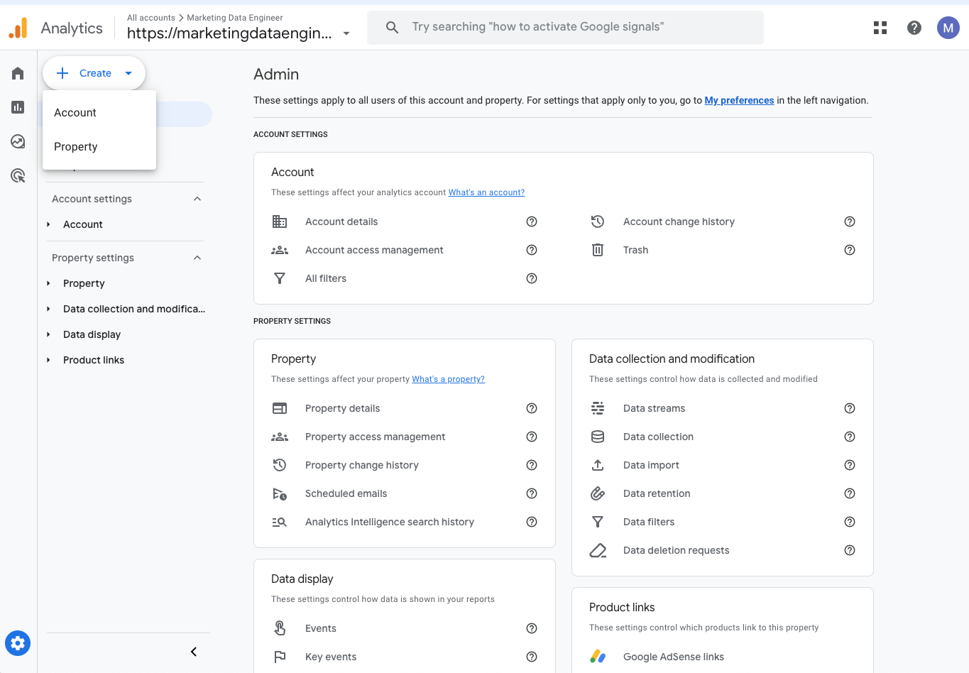 Google-Analytics-Create-Account